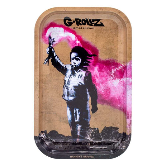 G•Rollz Banksy 'Torch Boy' Tray