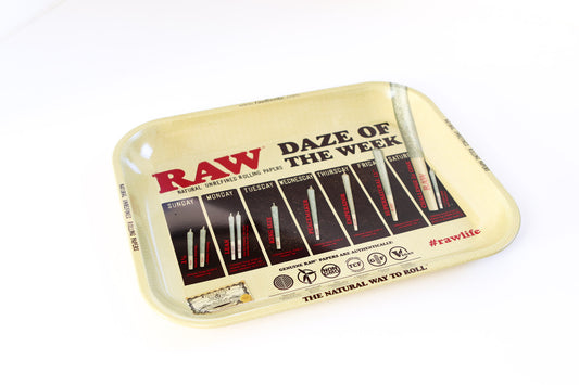 RAW High Sided Rolling Tray - Daze of the week